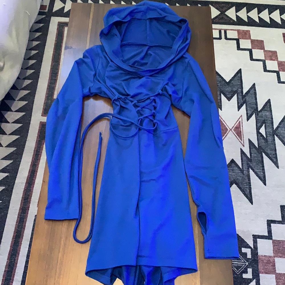 Women’s Renaissance Fest Blue Cloak Dress